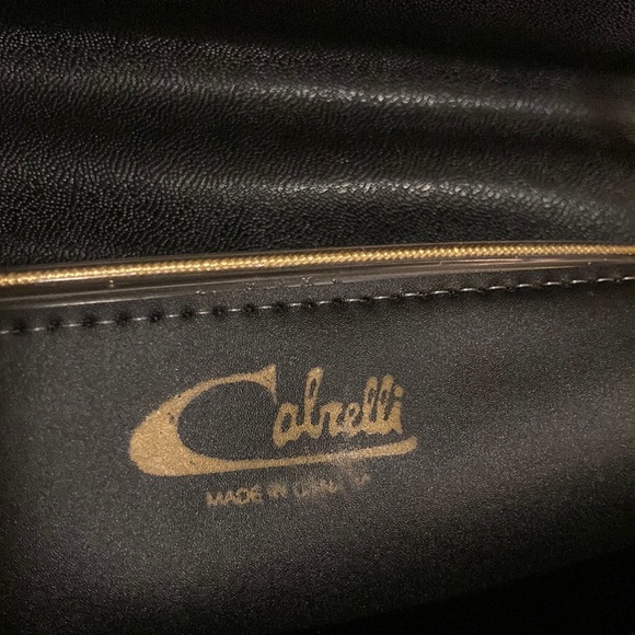 Vintage black suede shoulder bag - Picture 5 of 7